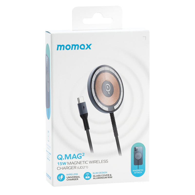 Momax Q.Mag Power 7 磁吸無線充流動電源10000mAh IP107-10