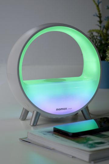 Momax Zense IoT 智能氣氛燈連無線充電座 QC3