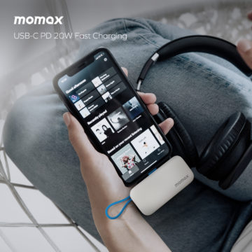 Momax 5000mAh 3合1 USB-C 流動電源 IP130