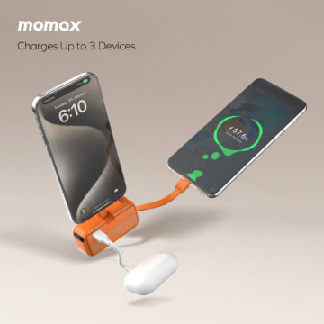 Momax 5000mAh 3合1 USB-C 流動電源 IP130