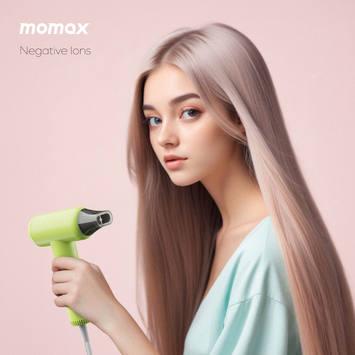 Momax 1-Care Hair Mini負離子高速風筒 HL13-0